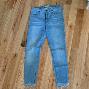 Madewell Light Blue Skinny Jeans